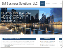 Tablet Screenshot of em-businesssolutions.com